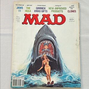 MAD Magazine Jaws No 204 Jan 1979